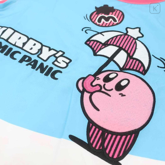 Japan Kirby Apron - Kirby & Waddle Dee : Happy Blue Pink - 3