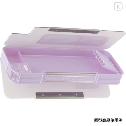 Japan San-X Double-sided Pencil Case - Sumikko Gurashi : Clover Blue - 2