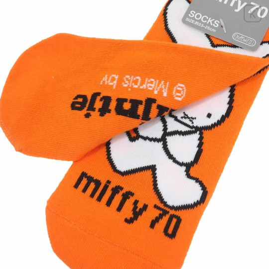 Japan Miffy Socks - Miffy 70th Anniversary Orange - 2