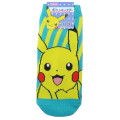 Japan Pokemon Socks - Pikachu : Happy Blue Yellow - 1