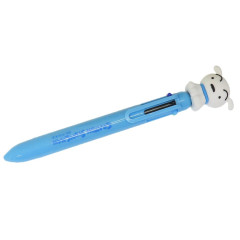 Japan Crayon Shin-chan Action Mascot 6 Color Multi Ballpoint Pen - Shiro