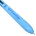 Japan Crayon Shin-chan Action Mascot 6 Color Multi Ballpoint Pen - Shiro - 2