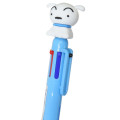 Japan Crayon Shin-chan Action Mascot 6 Color Multi Ballpoint Pen - Shiro - 3