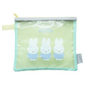 Japan Miffy Clear Pouch - Miffy : Yellow Grey - 1