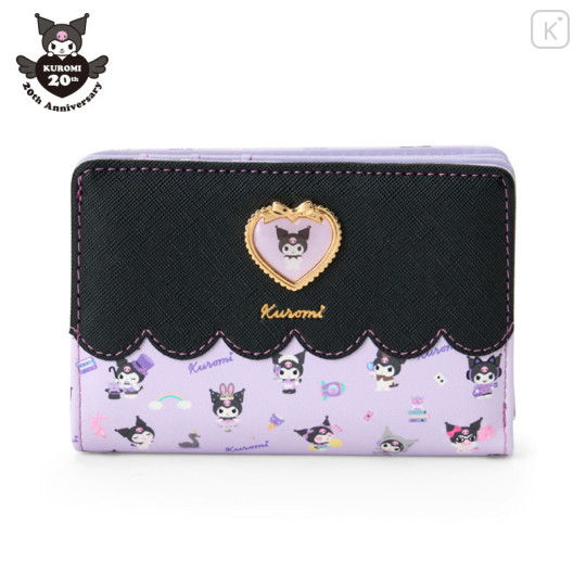 Japan Sanrio Zipper Wallet - Kuromi 20th Anniversary - 1
