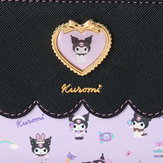 Japan Sanrio Zipper Wallet - Kuromi 20th Anniversary - 5