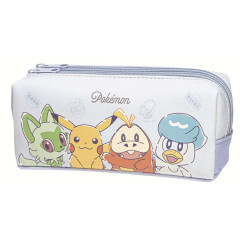 Japan Pokemon Twin Zipper Pen Case - Happy Day