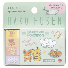 Japan Pokemon Sticky Notes With Case - Characters Cafe