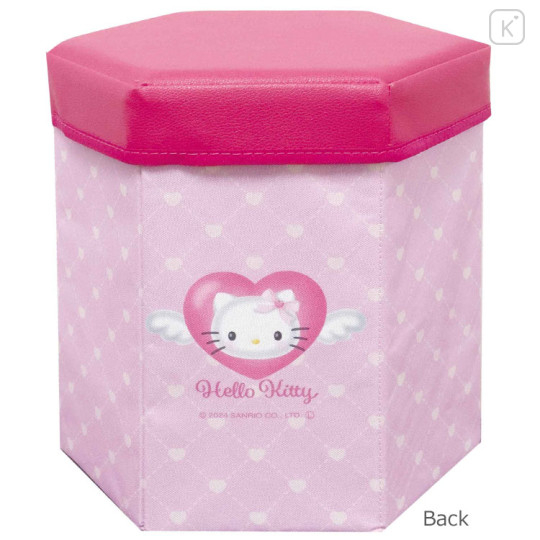 Japan Sanrio Folding Storage Stool - Hello Kitty : Dreaming Angel - 2