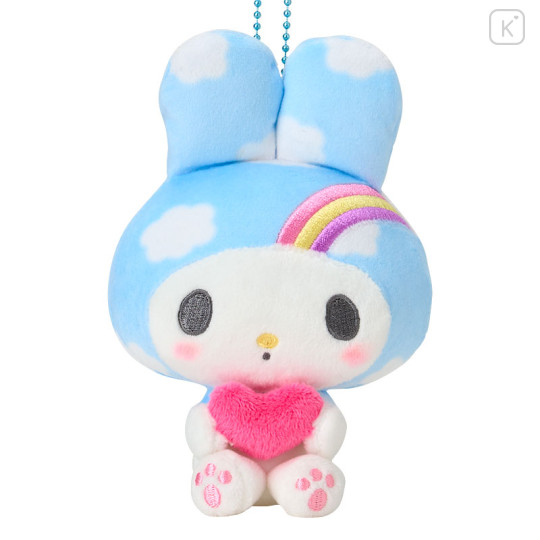 Japan Sanrio Mascot Holder - My Melody : My Melody 50th Anniversary Heart Blue - 2