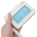 Japan Crayon Shin-chan Bifold Pass Case Card Holder with Reel - Shinnosuke Nohara : Pajama White - 2