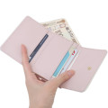 Japan Sanrio Trifold Wallet - Sugarbunnies : Pink Gingham Ribbon - 3