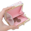 Japan Sanrio Trifold Wallet - Sugarbunnies : Pink Gingham Ribbon - 5