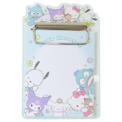 Japan Sanrio Notepad Memo with Binder - Characters Good Night Blue