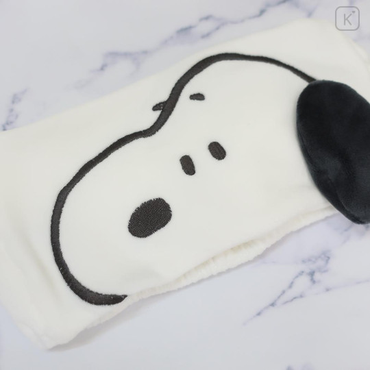 Japan Peanuts Spa Headband with Ears - Snoopy : White - 3