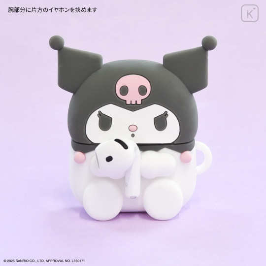 Japan Sanrio AirPods 4 Silicone Case - Kuromi - 4