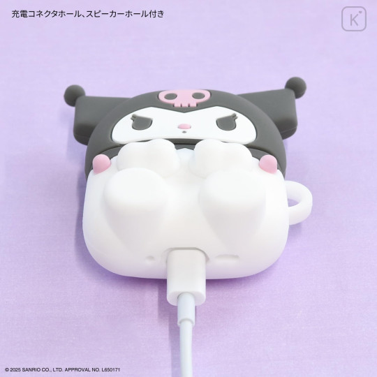 Japan Sanrio AirPods 4 Silicone Case - Kuromi - 5