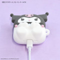 Japan Sanrio AirPods 4 Silicone Case - Kuromi - 5