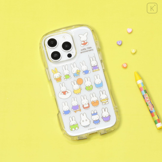 Japan Miffy Crystal Clear iPhone 16 Pro Case - Miffy : 70th Anniversary - 7