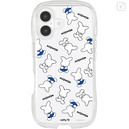 Japan Miffy Crystal Clear iPhone 16 Case - Miffy : 70th Anniversary Nijntje - 1