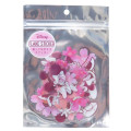 Japan Disney Big Flake Sticker Set - Mickey Mouse & Minnie Mouse : Sakura Cherry Blossom - 1