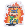 Japan Crayon Shin-chan Vinyl Sticker - Shinnosuke Nohara : Kamen Fire - 1