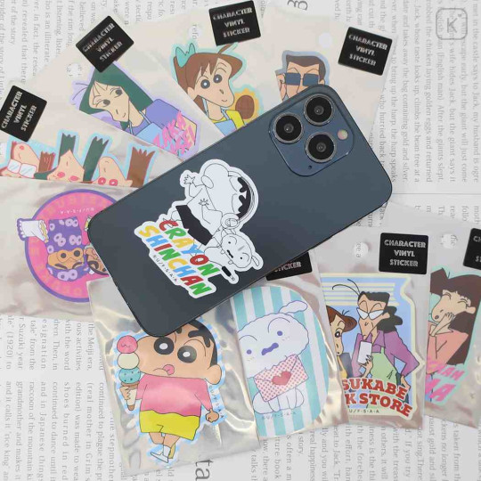 Japan Crayon Shin-chan Vinyl Sticker - Shinnosuke Nohara : Delicious Ice Cream - 2