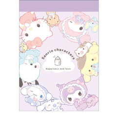 Japan Sanrio Mini Notepad - Characters : Baby Happiness Love