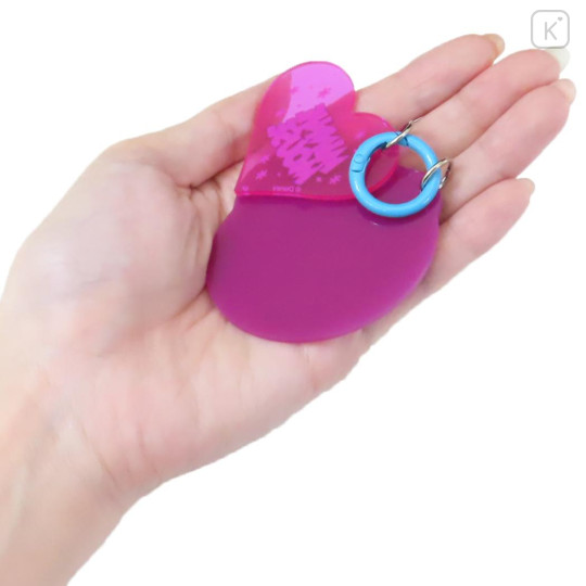 Japan Disney Acrylic Keychain - Minnie Mouse : Coloful Pink - 2