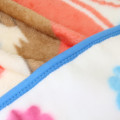 Japan Peko Chan Meyer Blanket - White Pink Blue - 2