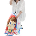 Japan Peko Chan Meyer Blanket - White Pink Blue - 4
