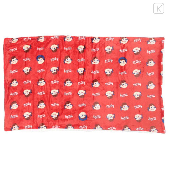 Japan Peko Chan 3way Warm Blanket - Red Milky Candy - 1