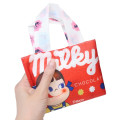 Japan Peko Chan Eco Shopping Bag - White Pink Blue Milky - 3