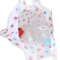 Japan Peko Chan Eco Shopping Bag - White Pink Blue Milky - 4