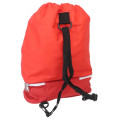 Japan Peko Chan Gym Sack Knapsack Drawstring Backpack - Milky Candy Red - 2