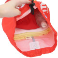 Japan Peko Chan Gym Sack Knapsack Drawstring Backpack - Milky Candy Red - 3