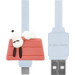 Japan Peanuts USB to Type-C Sync & Power Mascot Cable - Snoopy : House