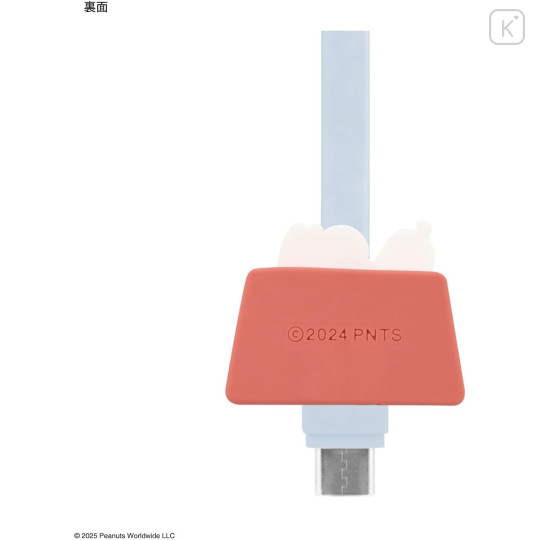 Japan Peanuts USB to Type-C Sync & Power Mascot Cable - Snoopy : House - 2