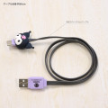 Japan Sanrio USB to Type-C Sync & Power Mascot Cable - Kuromi - 3