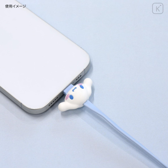 Japan Sanrio USB to Type-C Sync & Power Mascot Cable - Cinnamoroll - 4