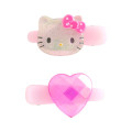 Japan Sanrio Original Kids Mini Hair Clip Set - Hello Kitty - 2