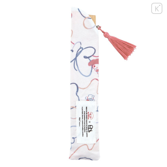 Japan Sanrio Bamboo Fan with Gift Box - My Melody - 2