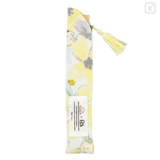 Japan Sanrio Bamboo Fan with Gift Box - Pompompurin - 2