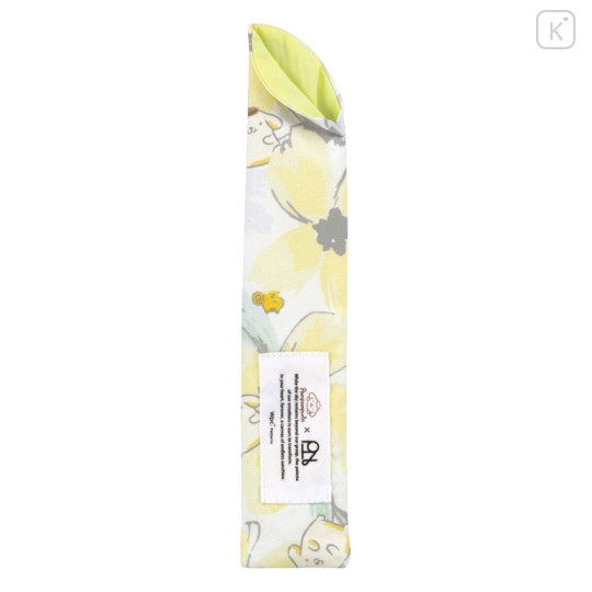 Japan Sanrio Bamboo Fan with Gift Box - Pompompurin - 3