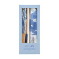 Japan Sanrio Bamboo Fan with Gift Box - Cinnamoroll - 4