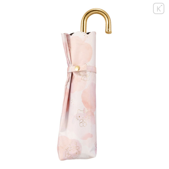 Japan Sanrio Mini Folding Umbrella - Hello Kitty : Watercolor Motif - 2