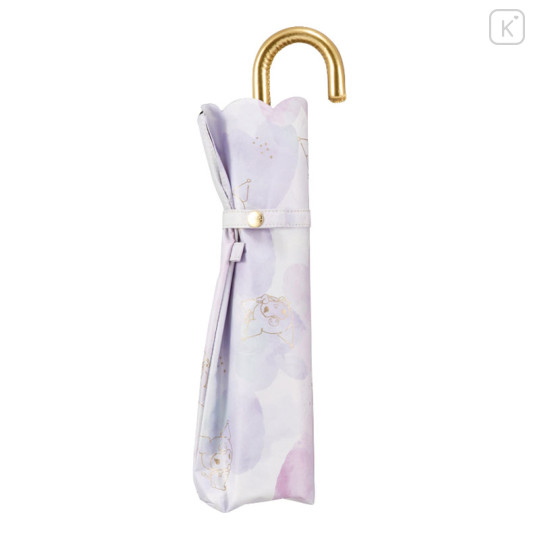 Japan Sanrio Mini Folding Umbrella - Kuromi : Watercolor Motif - 2