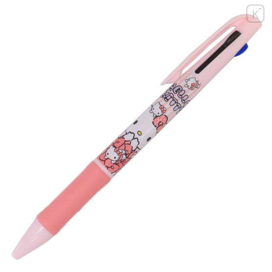 Japan Sanrio 3 Color Multi Ball Pen - Hello Kitty : Ribbon Doll Pink - 2