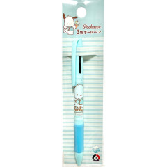 Japan Sanrio 3 Color Multi Ball Pen - Pochacco : Mint Ice Cream