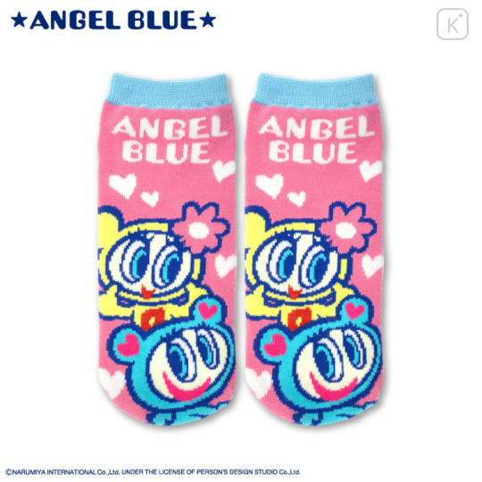 Japan Angel Blue Socks - Nakamura kun & Hana-chan : Pink - 1